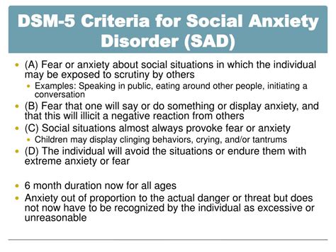 anxiety disorders dsm-5